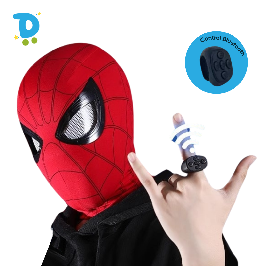 Máscara Spiderman PREMIUM con ojos movibles