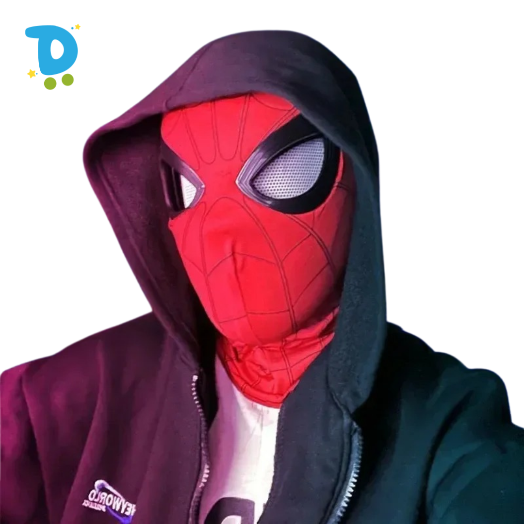 Máscara Spiderman PREMIUM con ojos movibles